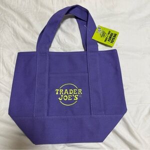 Trader Joe's Purple Shopping Tote